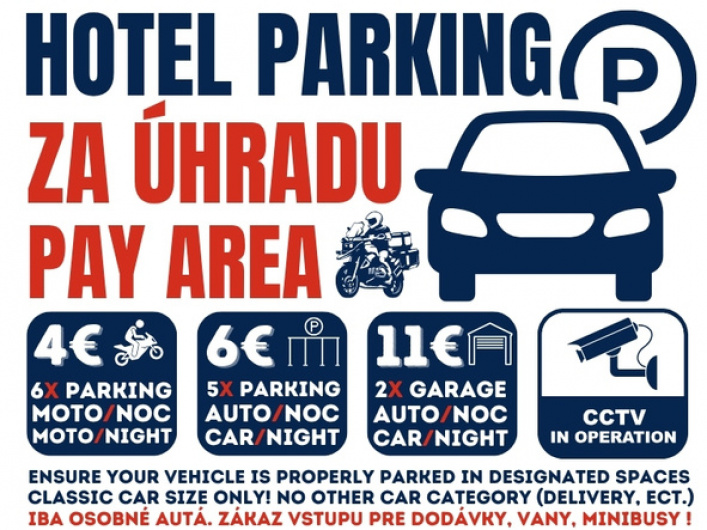 Platený privátny parking