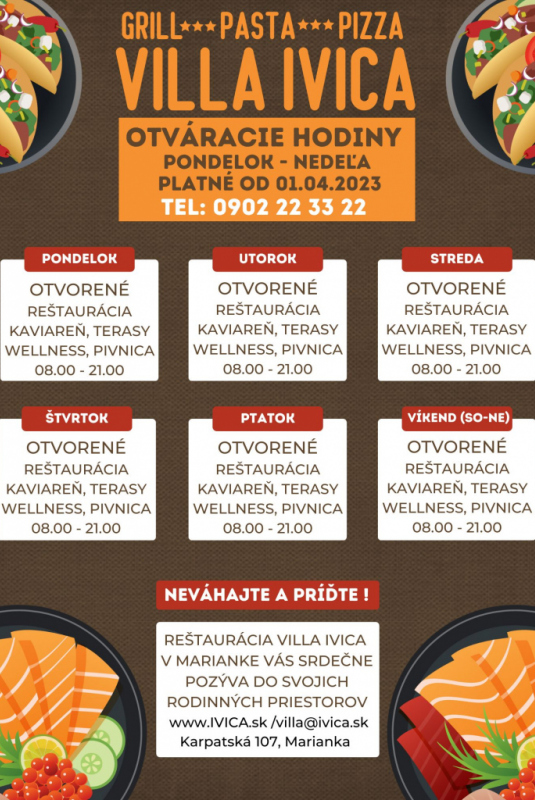 Otvaracie hodiny